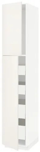 METOD/MAXIMERA ψηλό ντουλάπι με 2 πόρτες/4 συρτάρια, 40x60x220 cm 194.556.46