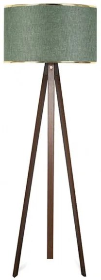 Φωτιστικό Δαπέδου Rosling Mdf- Ύφασμα Pvc Καρυδί-κυπαρισσί 38x21x140εκ GP029-0001,11 Megapap-GP029-0001,11-Πράσινο GP029-0001,11