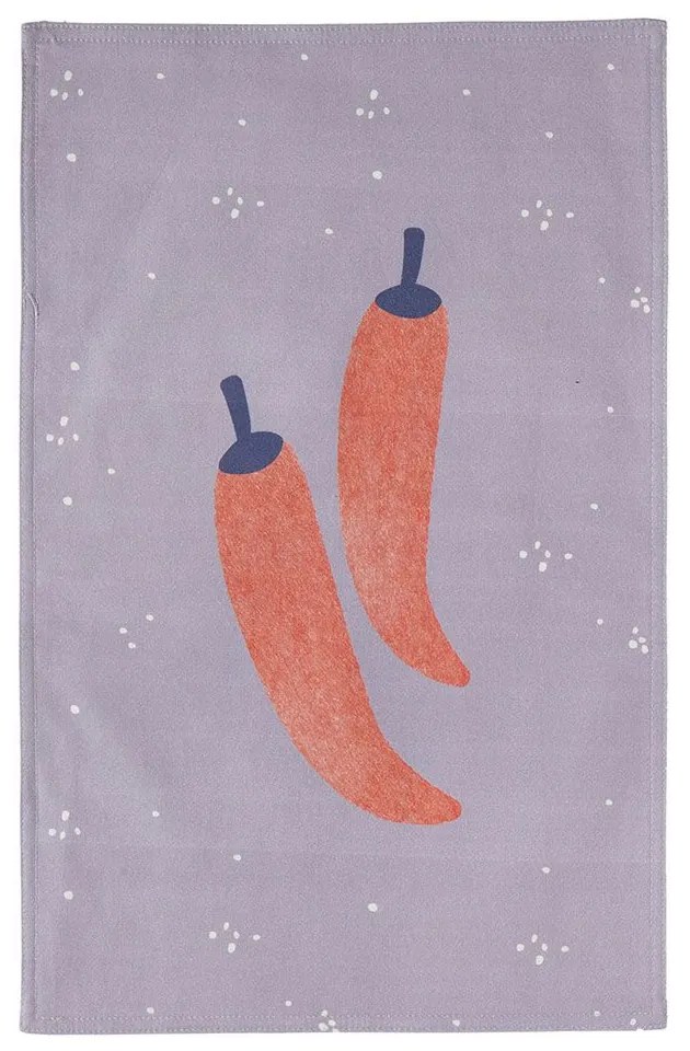 Ποτηρόπανο Peppers Grey Nef-Nef Homeware 40χ60 100% Βαμβάκι