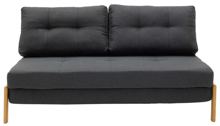 Καναπές - Κρεβάτι Fancy 2θέσιος Ύφασμα Ανθρακί 150x92x77 εκ. 150x92x77 εκ.