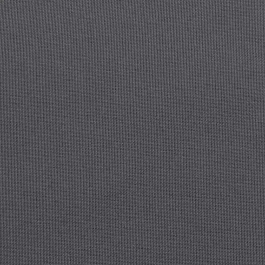 Μαξιλάρι Πάγκου Κήπου Ανθρακί 150x50x7 εκ. Ύφασμα Oxford - Ανθρακί