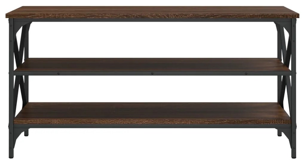 vidaXL Έπιπλο Τηλεόρασης Καφέ Δρυς 100x40x50 εκ. Επεξεργασμένο Ξύλο