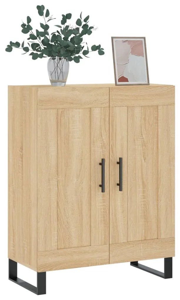 vidaXL Ντουλάπι Sonoma Δρυς 69,5 x 34 x 90 εκ. από Επεξεργασμένο Ξύλο