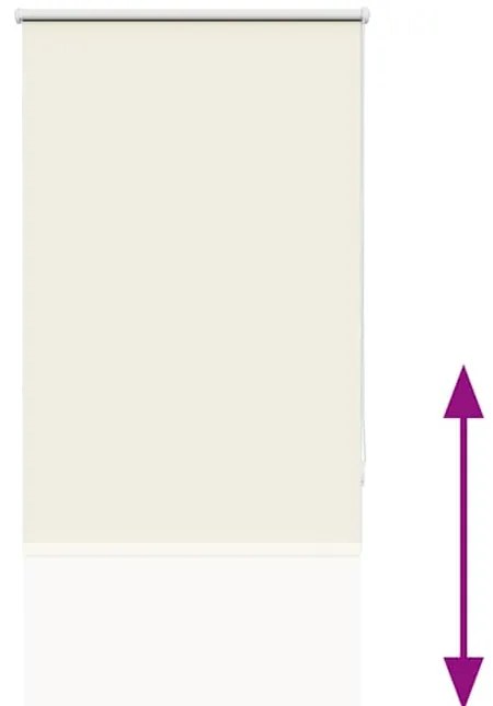 vidaXL Ρολέρ Μπλακάουτ Υπόλευκη 70x230 εκ. Πλάτος υφάσματος 65,7 εκ.