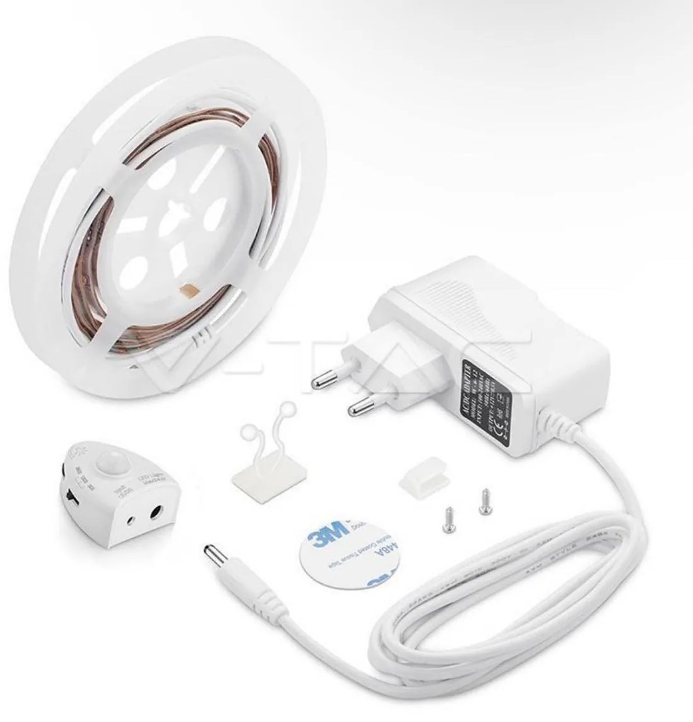 LED RGB ΤΑΙΝΙΑ ΜΕ ΑΙΣΘΗΤΗΡΑ ΦΩΤΟΣ 3000K