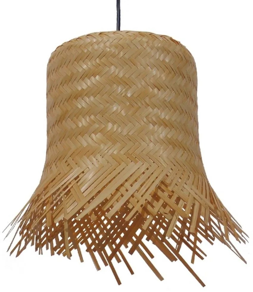 Φωτιστικό Οροφής Leegar 01201 Beige GloboStar Ψάθα