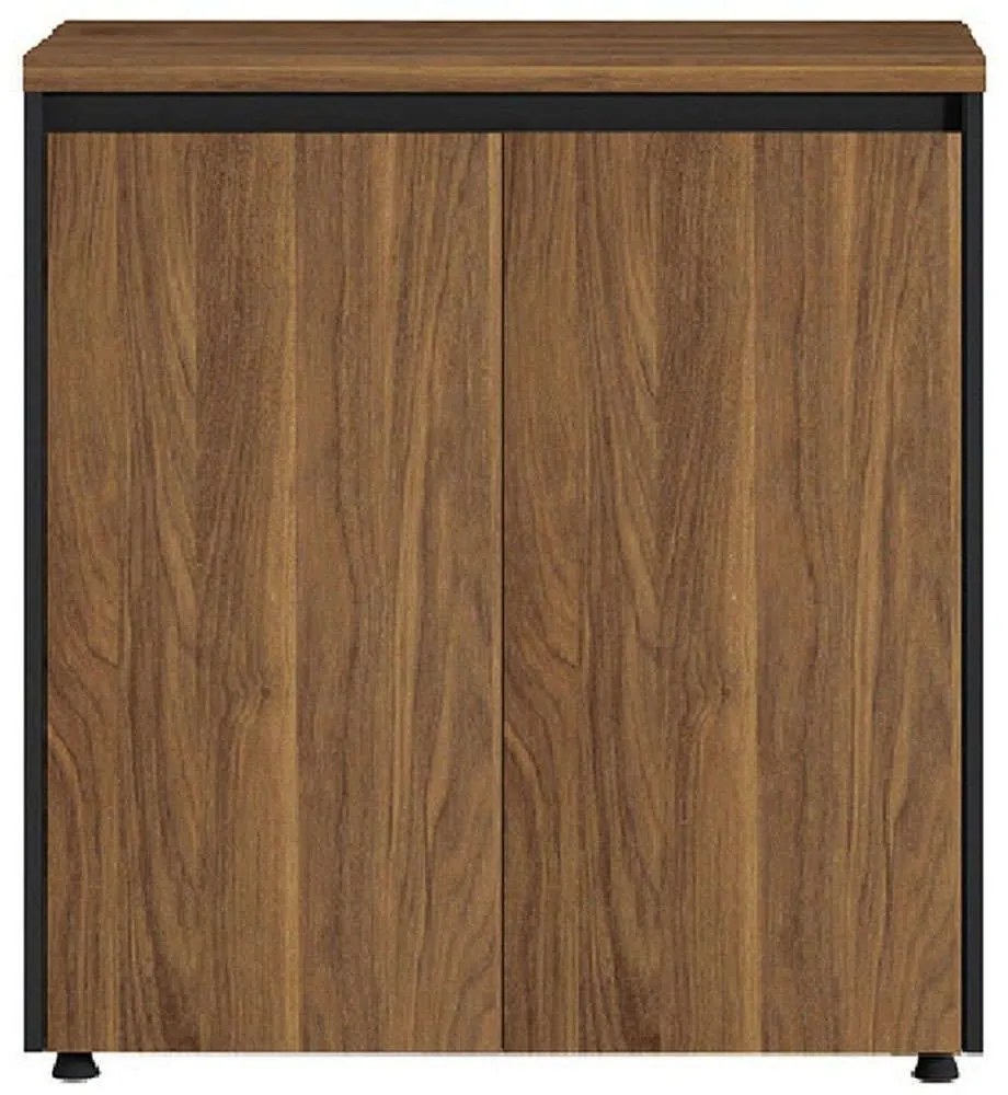 Ντουλάπι Γραφείου Oscar 246-000007 80x40x80cm Walnut-Anthracite
