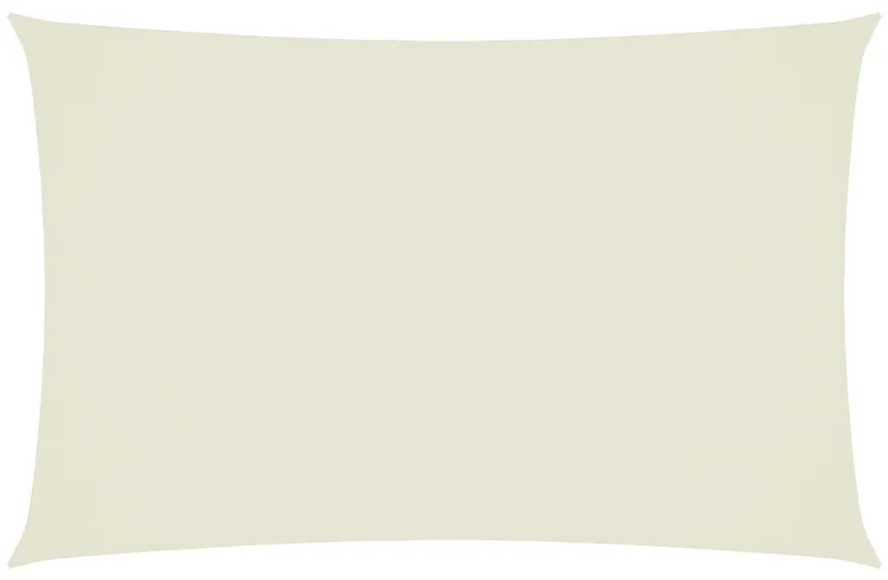 vidaXL Πανί Σκίασης Ορθογώνιο Κρεμ 2,5 x 5 μ. από Ύφασμα Oxford