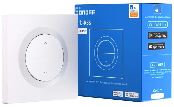 SONOFF MINI-RBS-E Matter Smart Roller Shutter Wall Switch