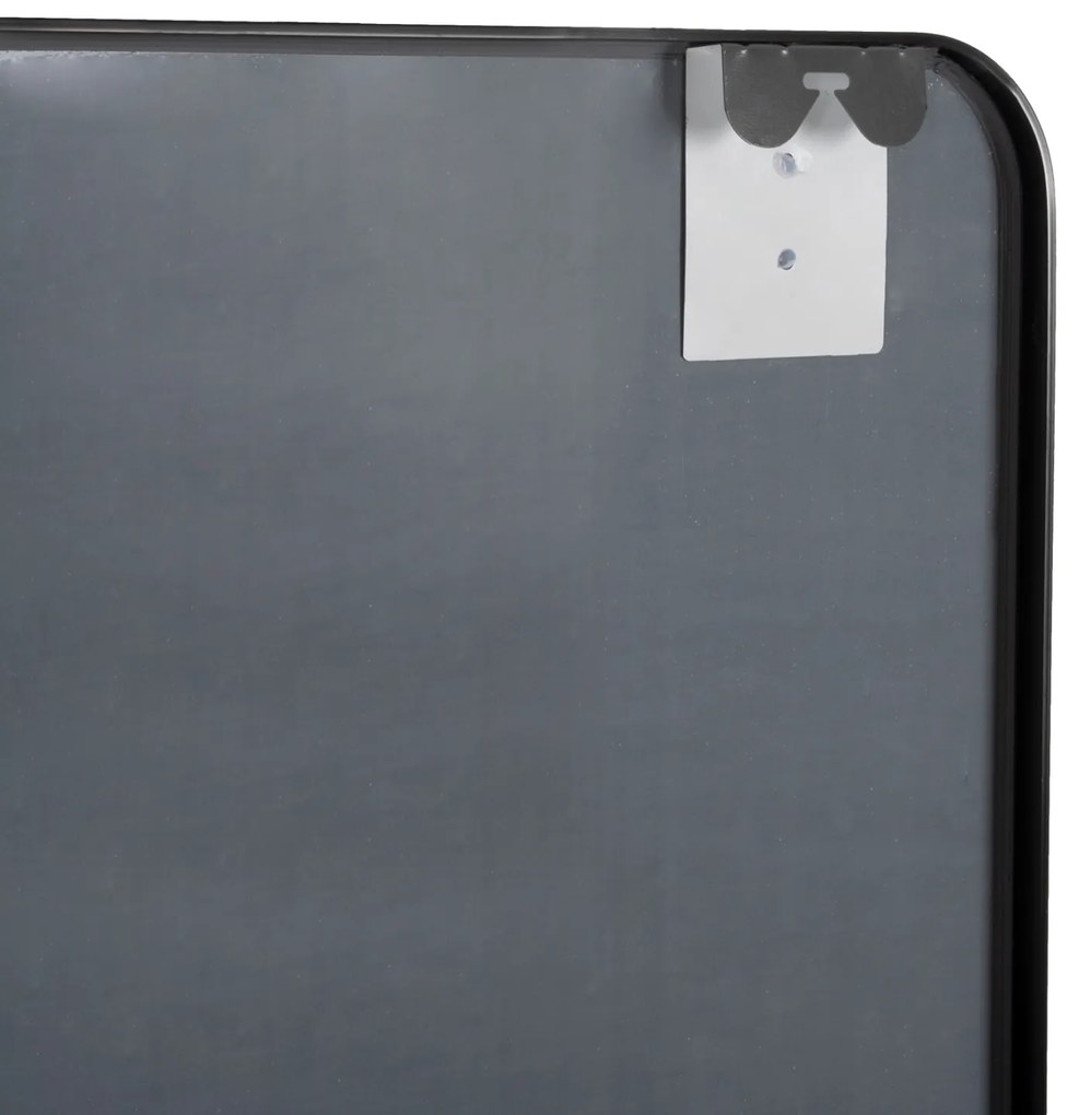 ΚΑΘΡΕΠΤΗΣ ΤΟΙΧΟΥ HM9584.01 ΣΚΕΛΕΤΟΣ ΑΛΟΥΜΙΝΙΟΥ ΜΑΥΡΟΣ 60x3x80Υεκ.