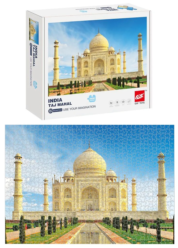 Παζλ 1000 τεμ taj mahal india 25x20x5cm ToyMarkt 891775 69-1755