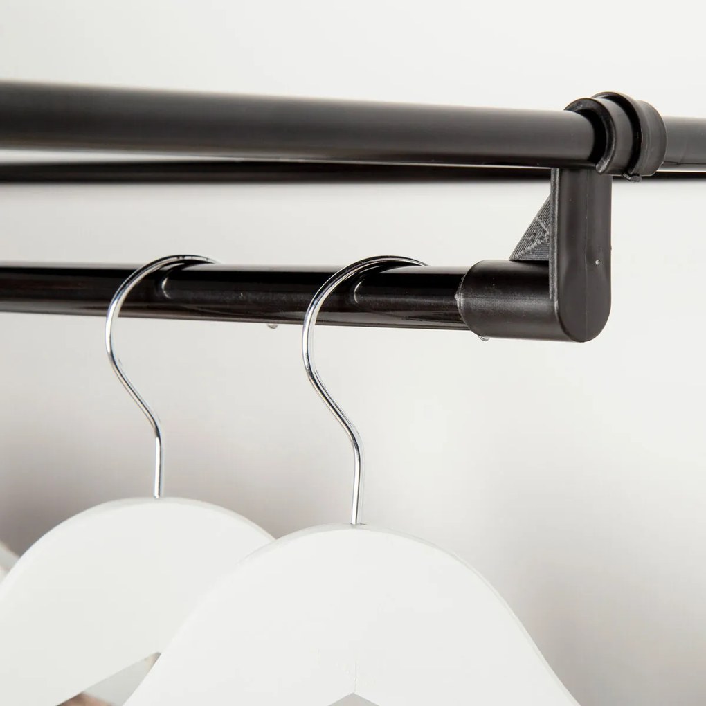 Ντουλάπα για τα ρπύχα Max Home Μαύρο 88 X 167 X 45 CM x2