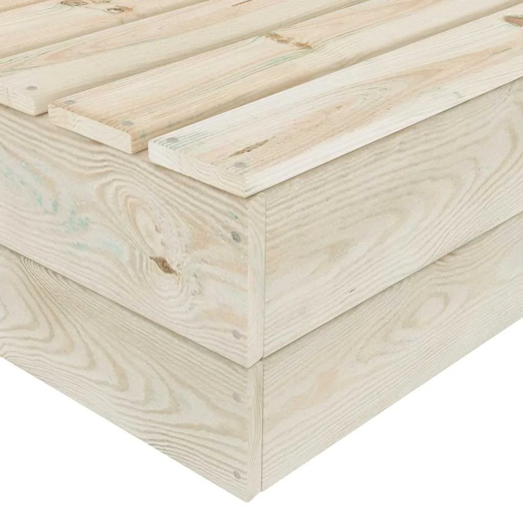 vidaXL Τραπέζι Κήπου 60x60x30 εκ. από Εμποτισμένο Ξύλο Ερυθρελάτης