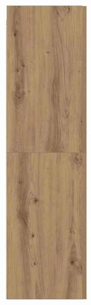 vidaXL Ντουλάπι τηλεόρασης Artisan Oak 30,5x30x110 cm Ξύλινη κατασκευή