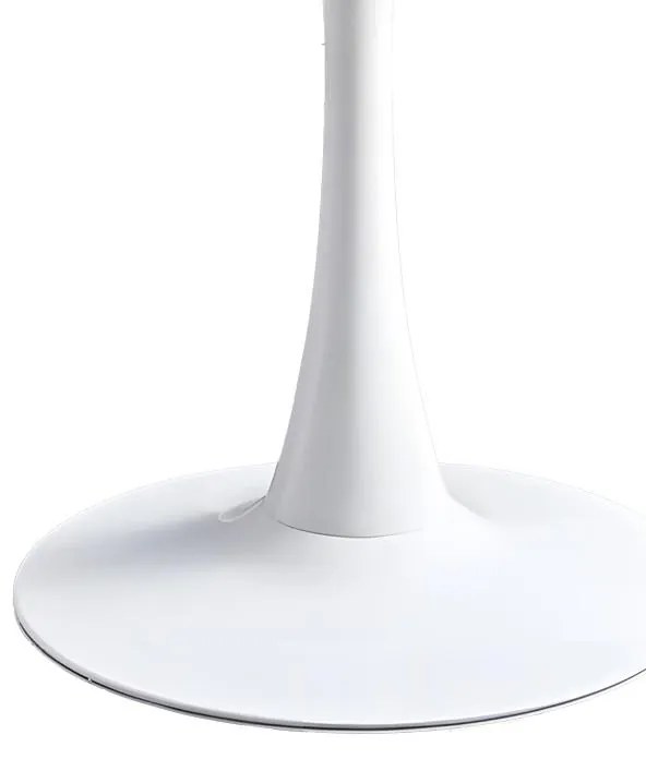 Σετ Τραπεζαρίας Elijah - Bella 3 τεμ σε Λευκό - Μπέζ Φ60x74εκ. 60x60x74 εκ.