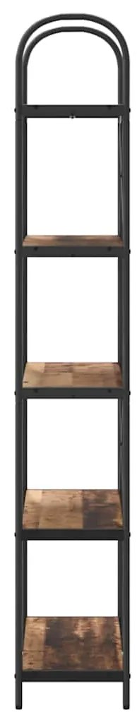 vidaXL Ράφι Βιβλίων Παλιό ξύλο 80 x 30 x 183 εκ Επεξεργασμένο ξύλο