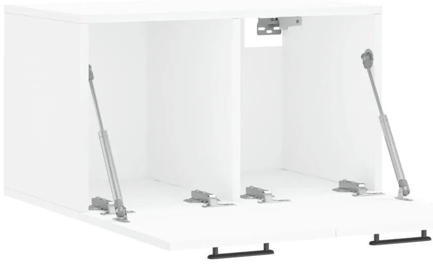 vidaXL Ντουλάπι Τοίχου Λευκό 60 x 36,5 x 35 εκ. από Επεξεργασμένο Ξύλο