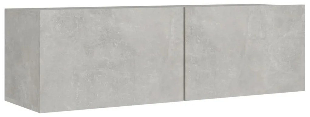 vidaXL Σετ Επίπλων Τηλεόρασης 8 Τεμαχίων Γκρι Σκυρ. Επεξεργασμένο Ξύλο