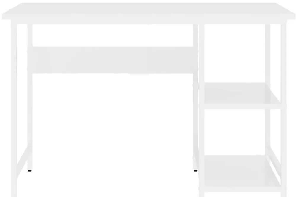 vidaXL Γραφείο Υπολογιστή Λευκό 105 x 50 x 72 εκ. από MDF και Μέταλλο