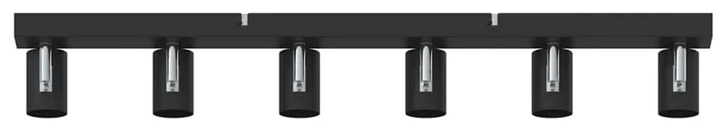 vidaXL Σποτ οροφής Μαύρο 73 x 6.5 x 11.5 εκ Ατσάλι