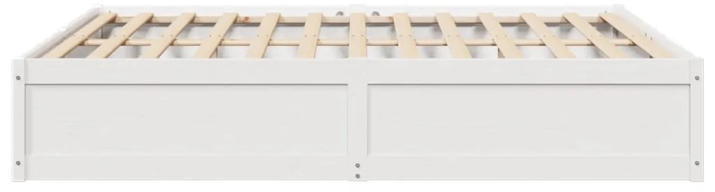 vidaXL Σκελετός Κρεβ. Χωρίς Στρώμα Λευκό 180x200 εκ Μασίφ Πεύκο
