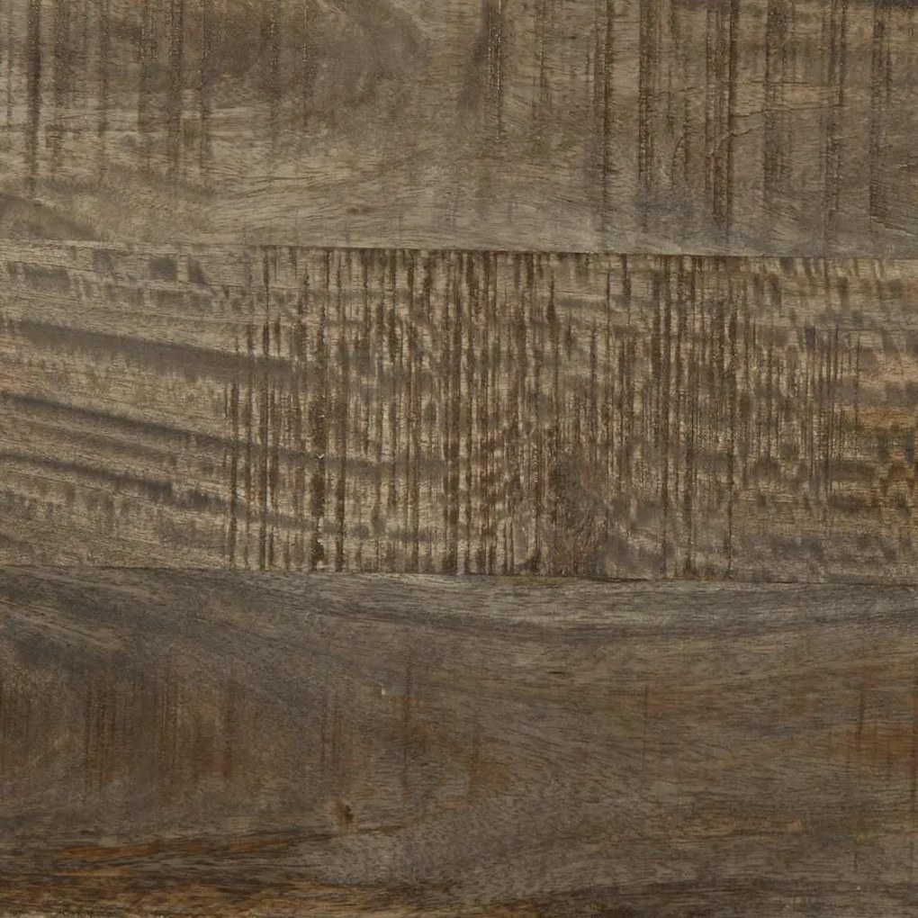 Sideboard 40x33x75 cm μασίφ ξύλο Mango - Μαύρο