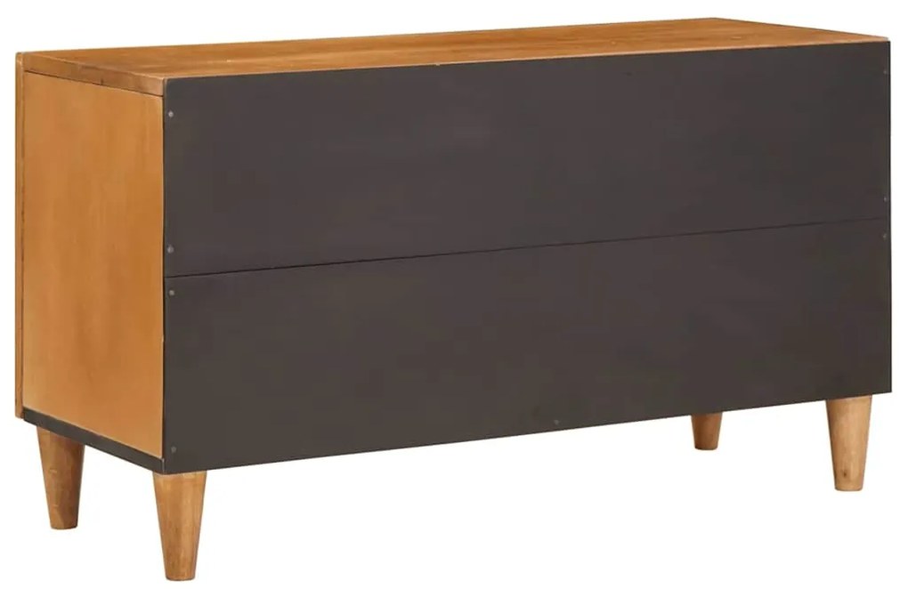 vidaXL Ντουλάπι TV Ανοιχτό καφέ 80 x 33 x 46 εκ Μασίφ ξύλο μάνγκο
