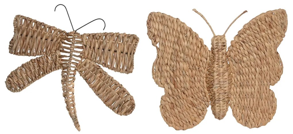 Διακόσμηση τοίχων Home ESPRIT Φυσικό Shabby Chic 44 X 4 X 46 CM (x2)