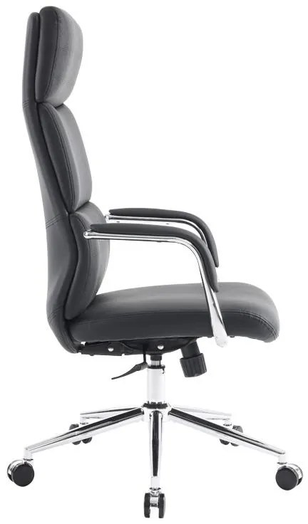 Καρέκλα γραφείου διευθυντή Bendona pu σε μαύρη απόχρωση 71x78x119-127εκ 71x78x119 εκ.