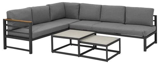Σετ Κήπου Minnesota Fylliana 4 τεμ Γκρί 190x240x70 εκ. 190x240x70 εκ.
