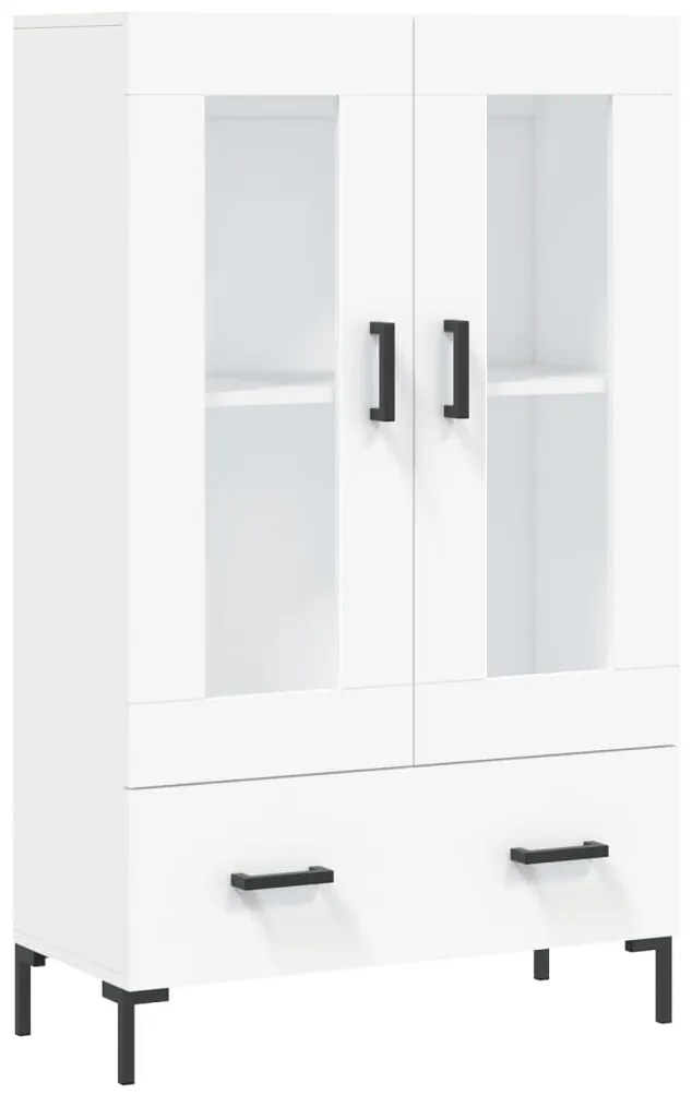 vidaXL Ντουλάπα Λευκή 69,5 x 31 x 115 εκ. από Επεξεργασμένο Ξύλο
