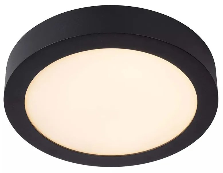 Φωτιστικό Οροφής Lucide 28116-24-30 BRICE-LED Μαύρο Ματ (Black Mat) 3000 K
