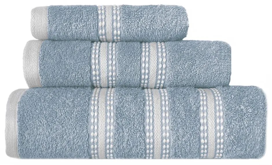 Πετσέτες Promise (Σετ 3τμχ) Dusty Aqua Nef-Nef Σετ Πετσέτες 70x140cm 100% Cotton