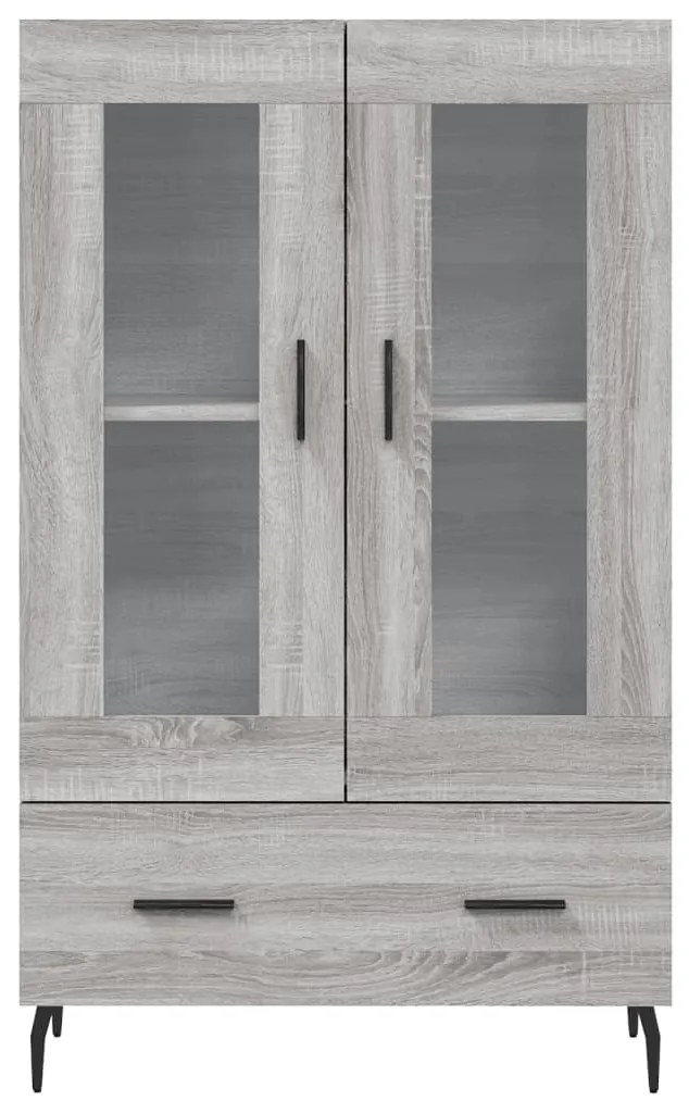vidaXL Ντουλάπα Γκρι Sonoma 69,5 x 31 x 115 εκ. από Επεξεργασμένο Ξύλο