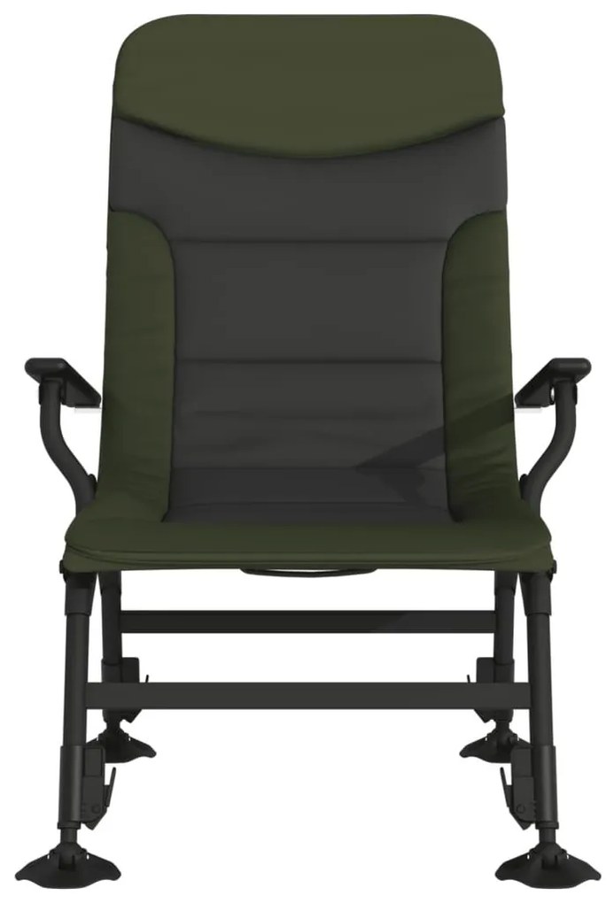 Καρέκλα Ψαρέματος με Μπράτσα Πτυσσόμενη Πράσινη - Πράσινο