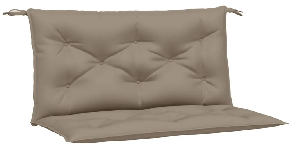 vidaXL Μαξιλάρια Πάγκου Κήπου 2 τεμ. Taupe 100x50x7cm Ύφασμα Oxford