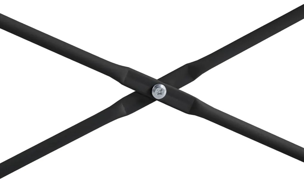 vidaXL Γραφείο Υπολογιστή Μαύρο 110 x 60 x 70 εκ. Επεξεργασμένο Ξύλο