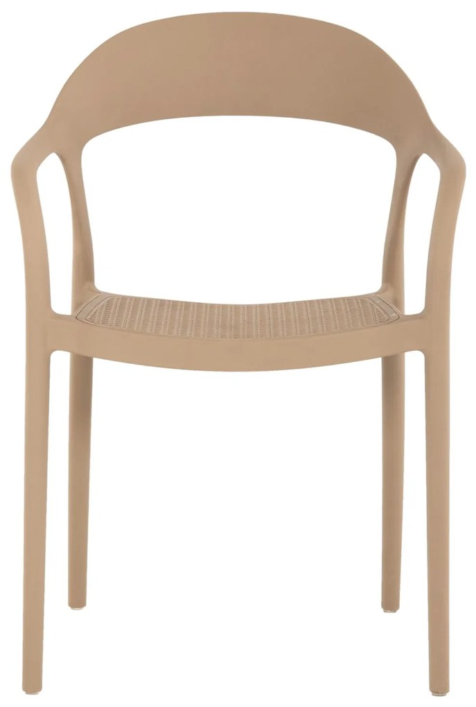 Καρέκλα - Πολυθρόνα CLEO C5935.03 Καπουτσίνο Πολυπροπυλενίου 57x53x81Υ εκ. 57x53x81 εκ.