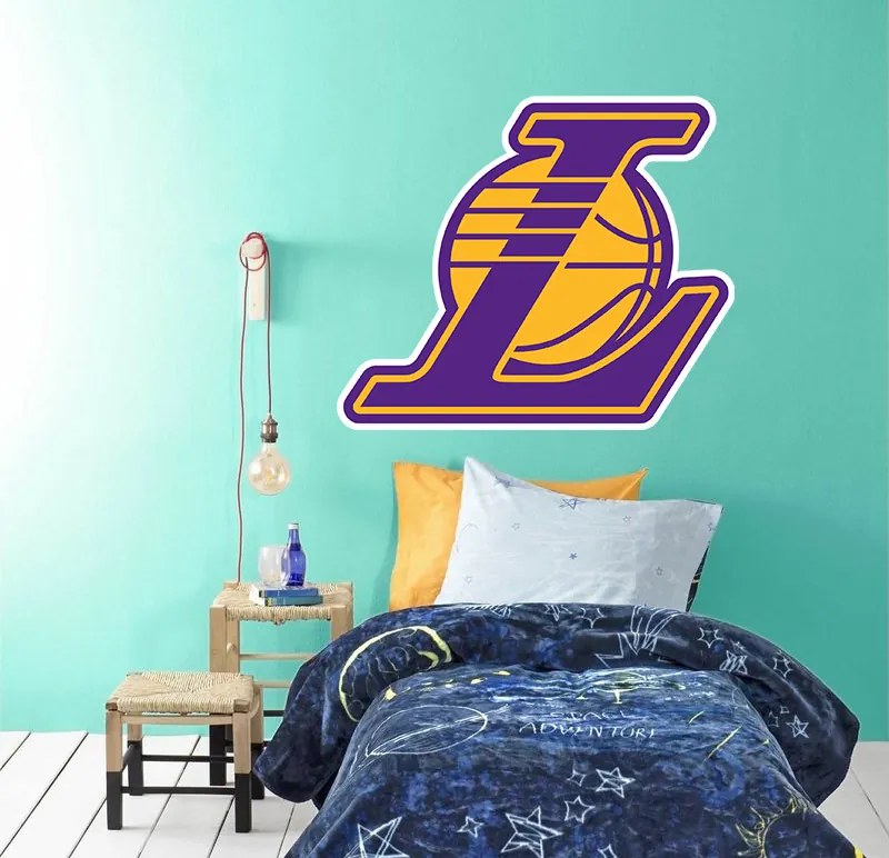 Αυτοκόλλητo τοίχου NBA Lakers SP71 70cm