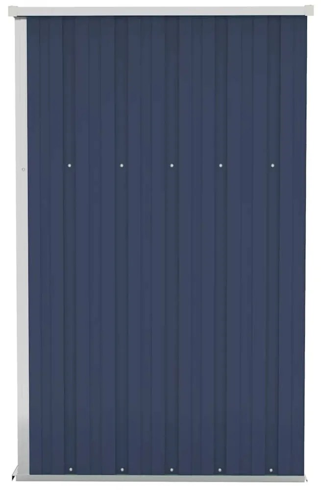 vidaXL Αποθήκη Κήπου Επιτοίχια Ανθρακί 118 x 100 x 178 εκ. από Ατσάλι