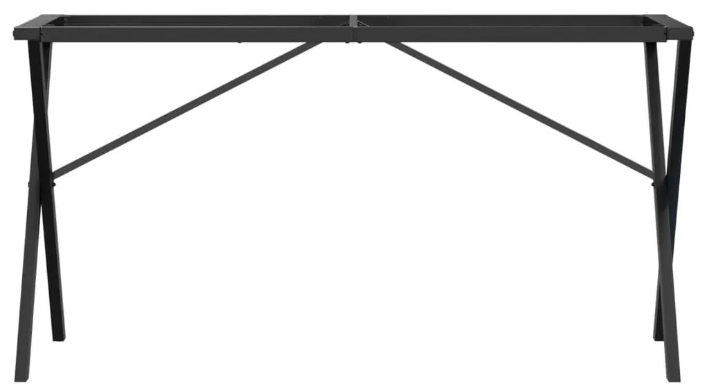 vidaXL Πόδια Τραπεζαρίας σε Σχήμα «X» 140x60x73 εκ. Ατσάλι