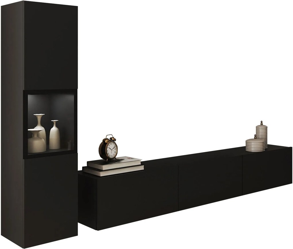 Σύνθεση σαλονιού Berlin I-Μαύρο