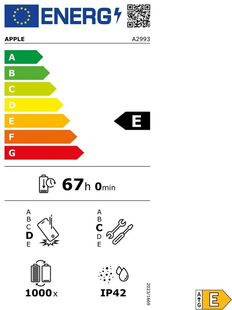 Tablet Apple IPAD MINI 7 8,3" Hexa Core 8 GB RAM 256 GB Μοβ