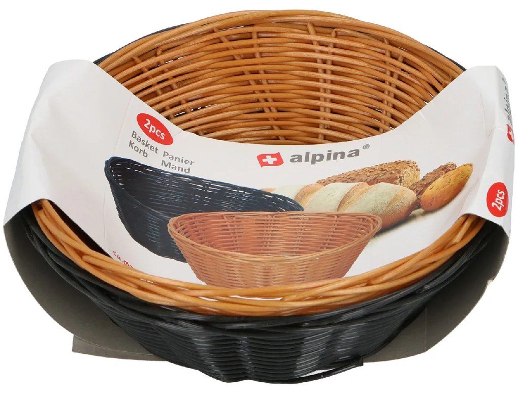 ΚΑΛΑΘΙΑ 20CM 2ΤΜΧ ΚΑΦΕ/ΜΑΥΡΟ ALPINA