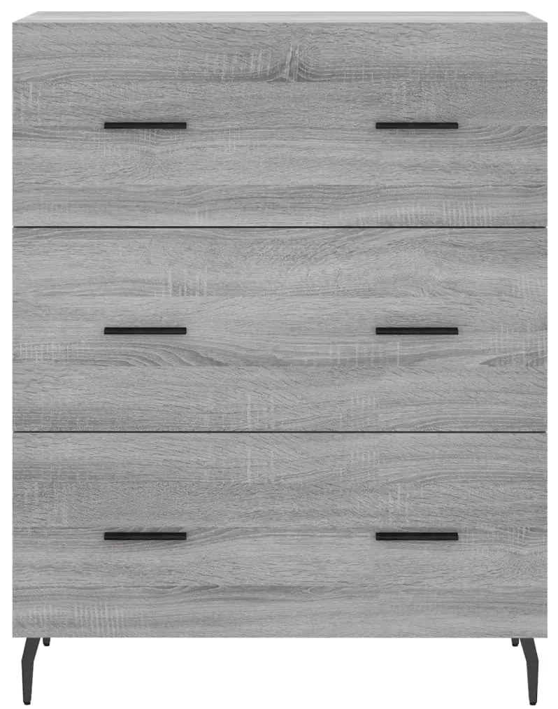 Ντουλάπι Γκρι Sonoma 69,5 x 34 x 180 εκ. Επεξεργασμένο Ξύλο 3195865