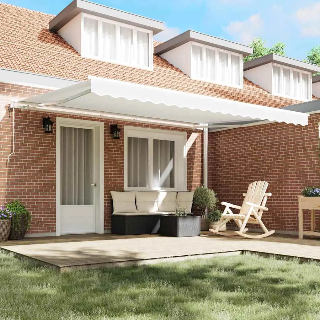 vidaXL Σκηνίτσα Αναδιπλούμενη 450 x 300 εκ Λευκό