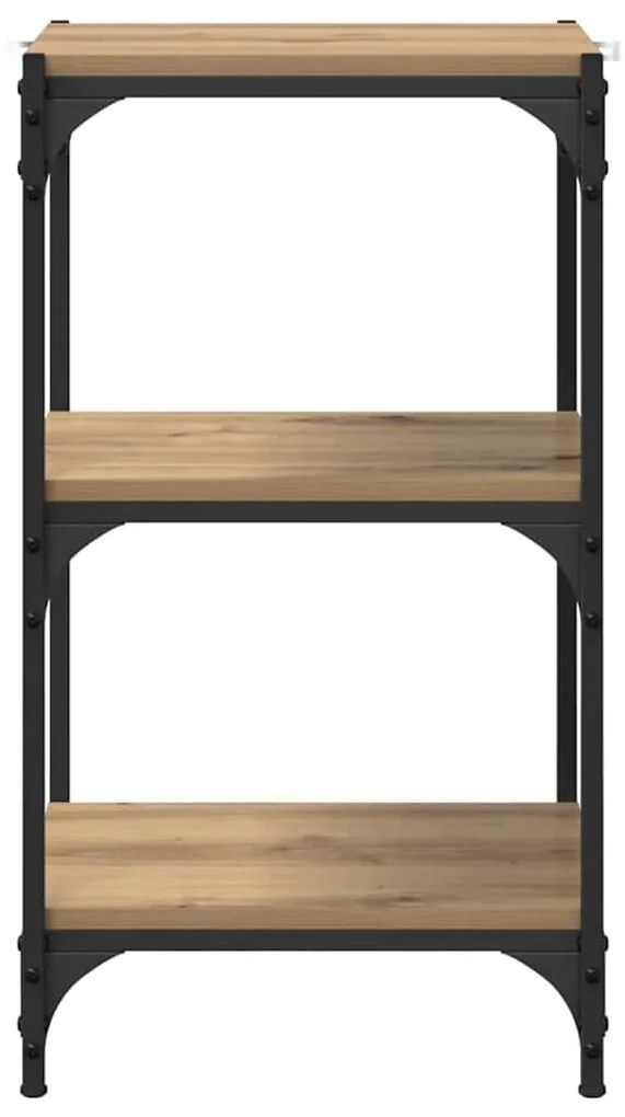 vidaXL Βιβλιοθήκη artisan δρυς 40 x 33 x 70.5 εκ. Επεξεργασμένο ξύλο