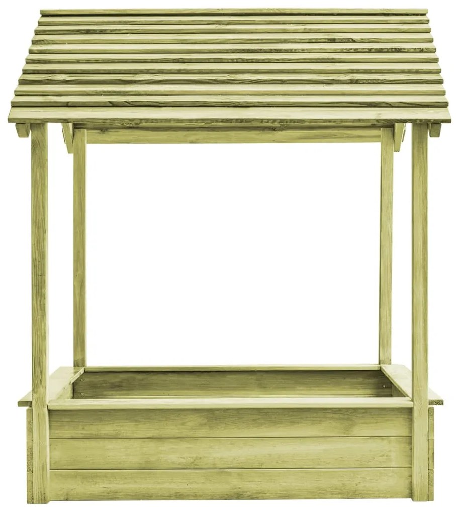 vidaXL Σπιτάκι Εξωτερικού Χώρου 128 x 120 x 145 εκ. από Ξύλο Πεύκου