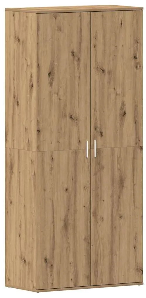 vidaXL Ντουλάπα Παπουτσιών Καφέ 80 x 39 x 180 εκ Επεξεργασμένο ξύλο