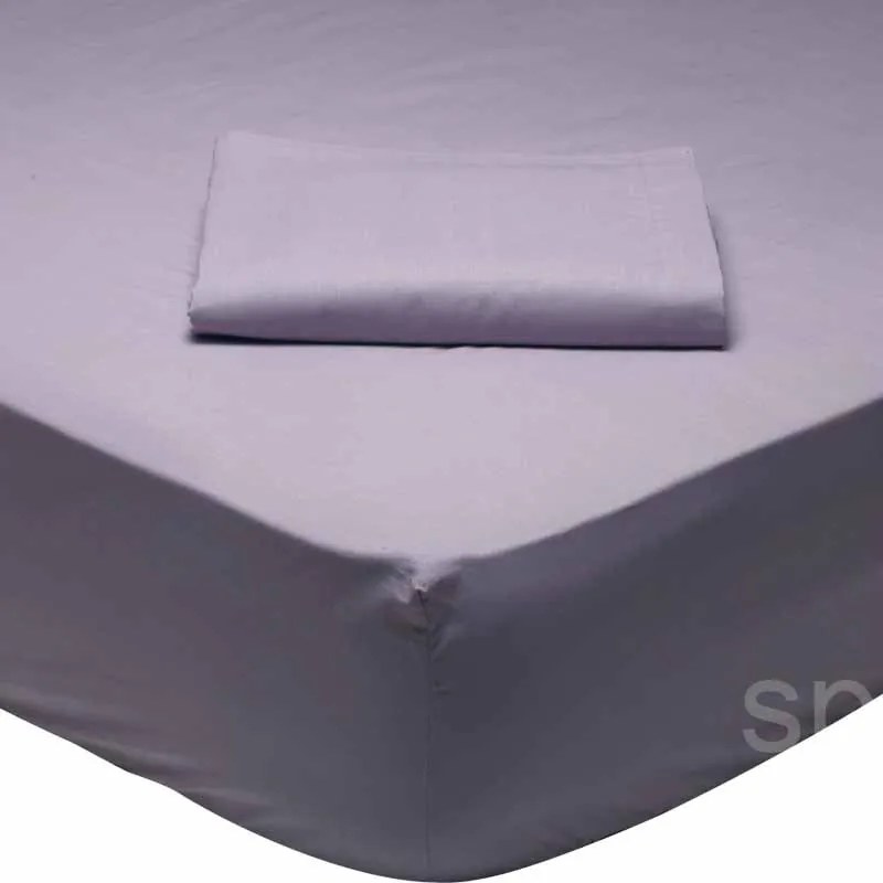 Σεντόνι Μονό Με Λάστιχο (100x200+35) Das Home Best Line Λιλά